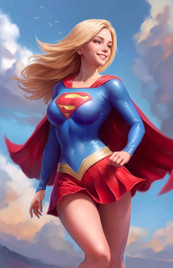 Supergirl Smiling 11"x17" PRINT by Will Jack (PREORDER)