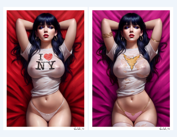 VAMPIRELLA FINE ART 24"x36" PRINT BY WILL JACK